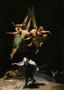 Francisco de goya y Lucientes Witches in the Air oil painting